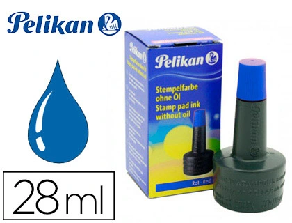 [69836] Tinta tampon pelikan azul bote 28 ml