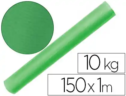 [68206] Papel kraft verjurado liderpapel verde ancho 1 m longitud 150 m gramaje 65 gr peso 10 kg
