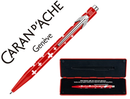 [62996] Boligrafo caran d'ache 849 total swiss con estuche punta media
