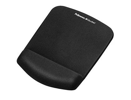 Alfombrilla fellowes para raton plush touch foam negro
