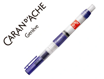 [62703] Pincel caran d'ache con deposito de agua regulable cuerpo enroscable y capuchon con clip