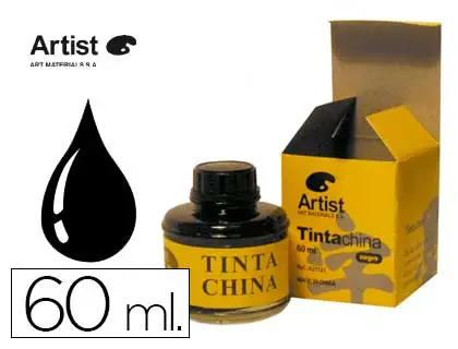 [57265] Tinta china artist negra bote 60 ml