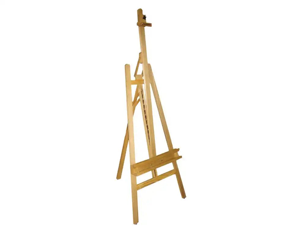 [57254] Caballete pintor artist madera 67x104x180 cm tripode cremallera doble barra