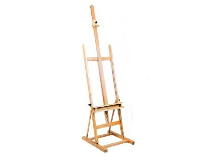 [57253] Caballete pintor artist estudio madera 47x54x185cm