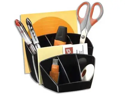 [57177] Organizador sobremesa cep confor plastico negro