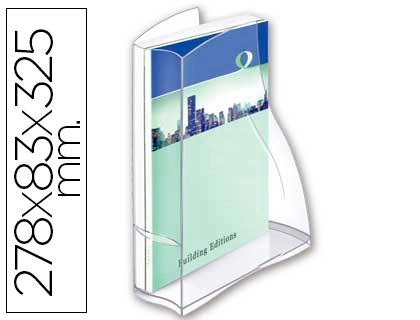 [57171] Revistero cep ellypse plastico transparente