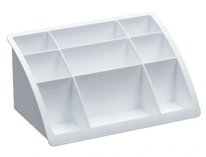 [52804] Organizador sobremesa plastico offisys timeless blanco 198x128x93 mm