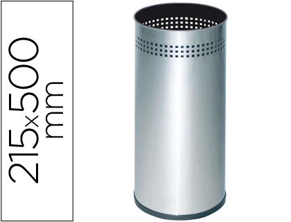 [52780] Paraguero metalico 314 perforado plateado 50x21,5 cm