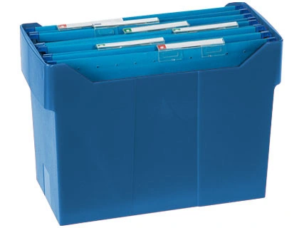 [46720] Soporte para carpetas colgantes archivo 2000 archivox poliestireno azul capacidad 20 carpetas din a4
