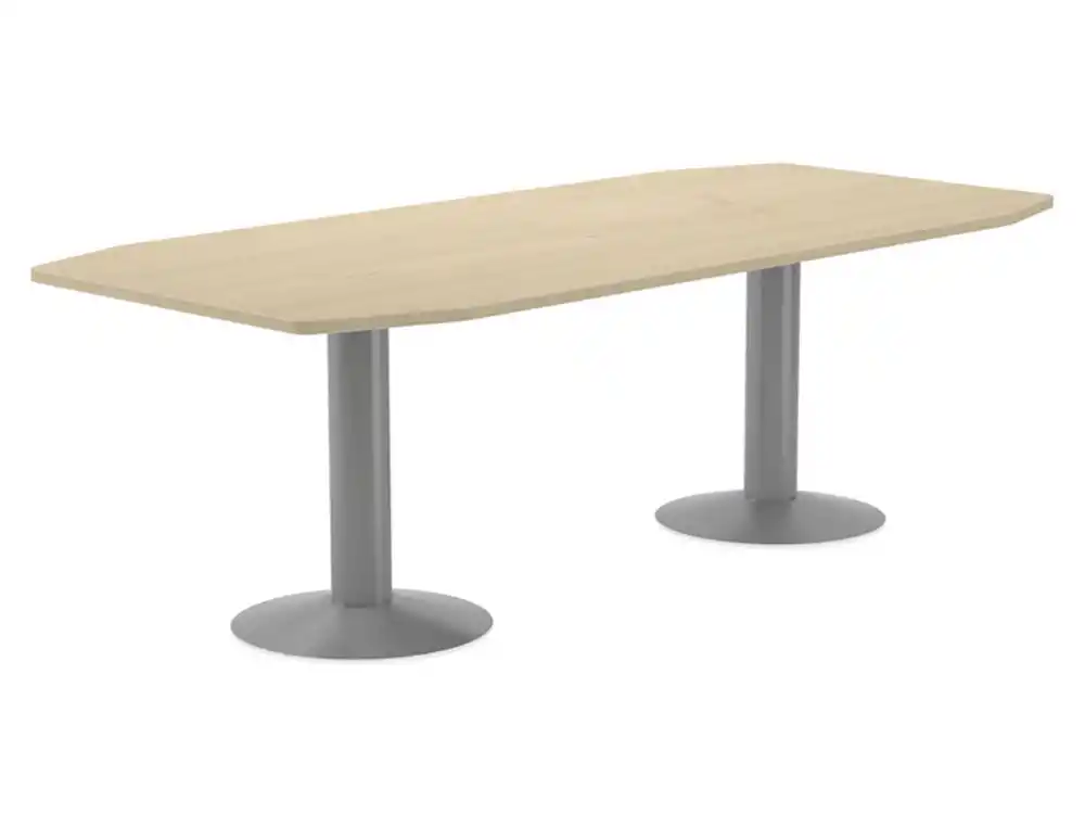 Mesa reunion meeting 3003at01 estructura gris tablero haya 220x100x72 cm