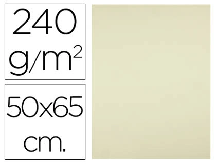Cartulina liderpapel 50x65 cm 240g/m2 amarillo