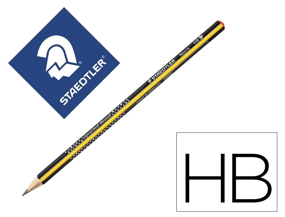 Lapices de grafito staedtler triplus slim triangular mina de 2 mm
