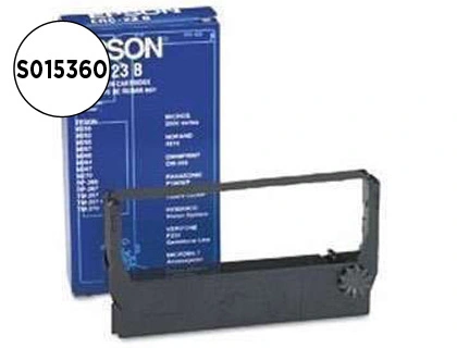 [38505] Cinta impresora epson erc-23b negra m-250 250a 255 255a 260 260a 264 265 265a 280 280a av tm-267/267ii