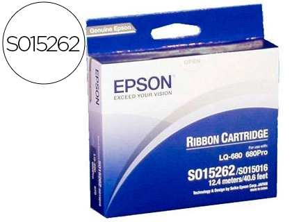 [38499] Cinta impresora epson lq-670/860/1060/2500/2550, dlq-2000 negra