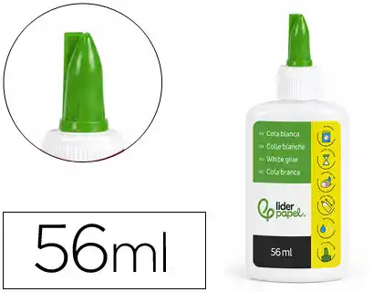 [36473] Pegamento cola blanca lavable liderpapel bote de 56 ml