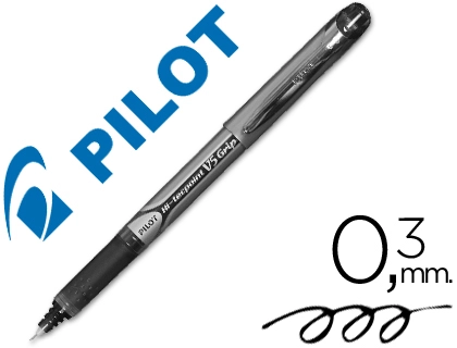 [33880] Rotulador pilot punta aguja v-5 grip negro 0.5 mm