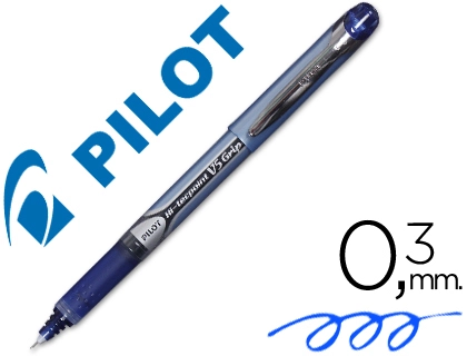 [33879] Rotulador pilot punta aguja v-5 grip azul 0.5 mm