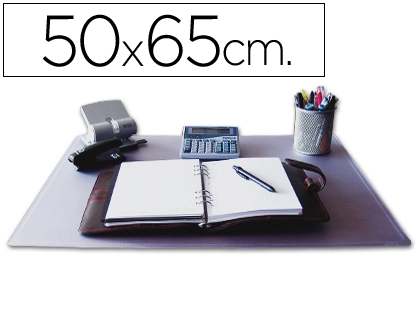 [32645] Vade sobremesa q-connect polipropileno transparente 50x63 cm