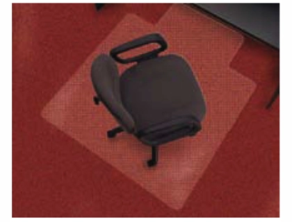 Alfombrilla para suelo q-connect pvc protectora de moquetas 1150x1340 mm grosor 2,2 mm