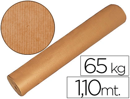 Papel kraft marron bobina 1 m de altura 60/65 kg longitud 812 m