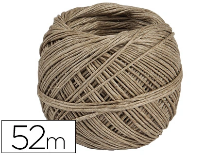 [28066] Cuerda cañamo natural pulido bobina de 52 g