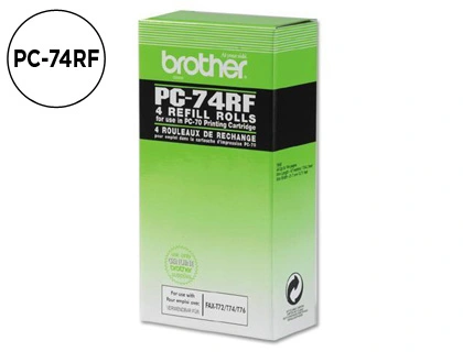 [26784] Repuesto fax t104/106 brother de transferencia termica 4 bobinas duracion 140 paginas