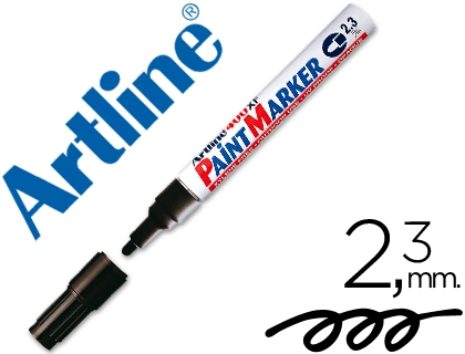[26397] Rotulador artline marcador permanente ek-400 xf negro -punta redonda 2.3 mm -metal caucho y plastico