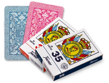 [25540] Baraja fournier española nº32 caras catalanas 50 cartas