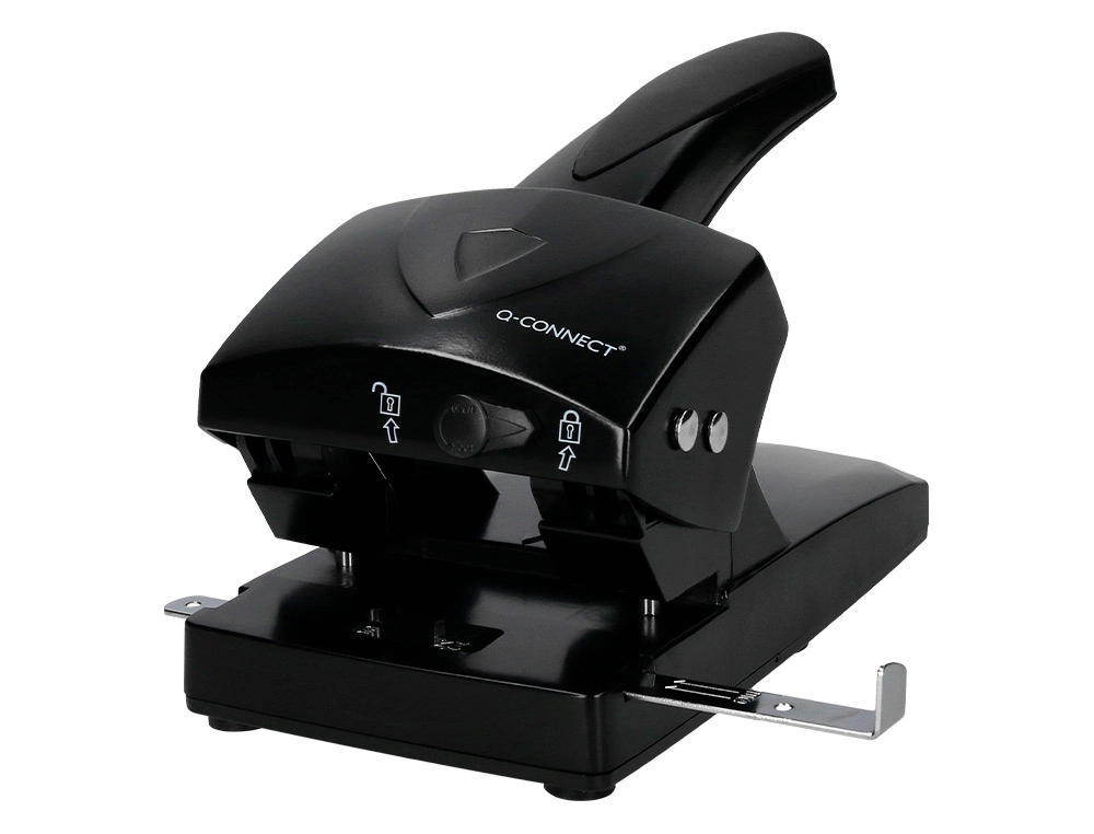 [25519] Taladrador q-connect kf01237 negro abertura 6,5 mm capacidad 65 hojas