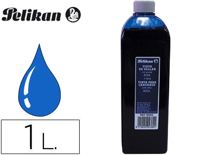 [23293] Tinta tampon pelikan azul bote 1 litro