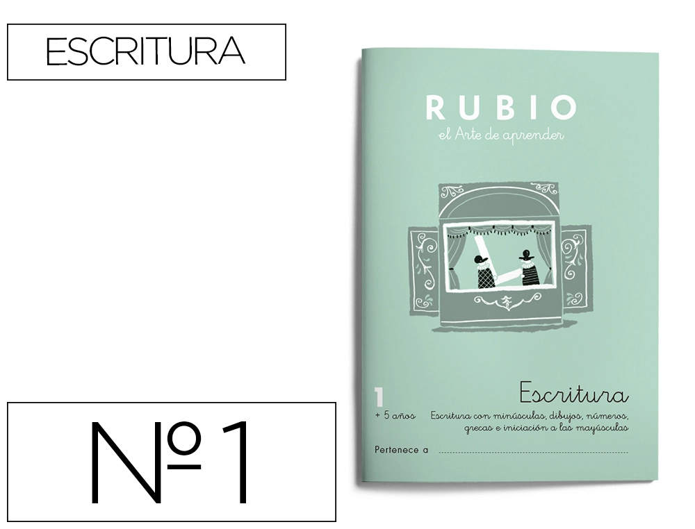 [22482] Cuaderno rubio caligrafia nº 1