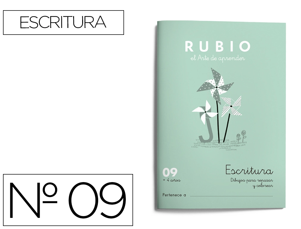 [22480] Cuaderno rubio caligrafia nº 09