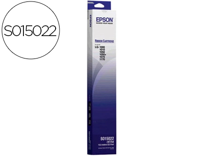 [22002] Cinta maquina epson original lq-1000/1010/1050/1070/1070+ 1170 negra (7754)