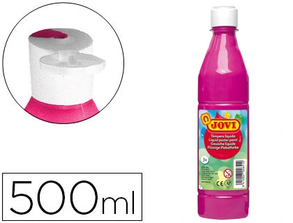 Tempera liquida jovi escolar 500 ml magenta