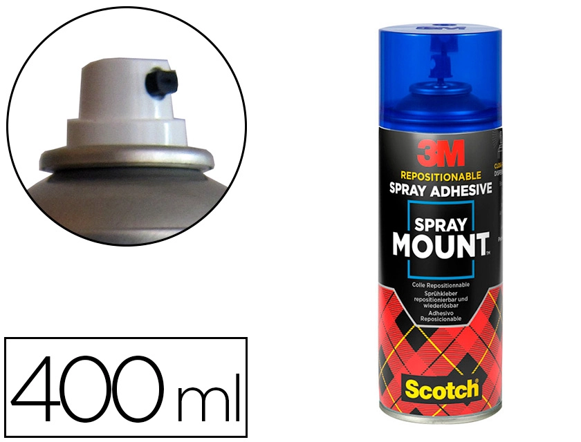 [16418] Pegamento 3m spray mount adhesivo reposicionable bote de 400 ml