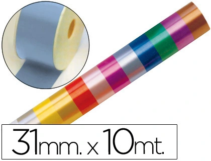 [15529] Cinta fantasia 10 m x 31 mm celeste