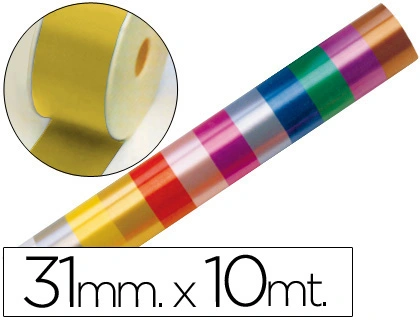 [15525] Cinta fantasia 10 m x 31 mm oro