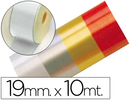 [15518] Cinta fantasia 10 m x 19 mm blanco