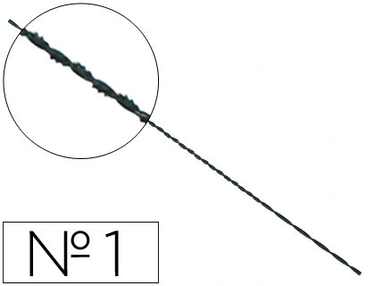 Pelos de segueta espiral nº1 caja de 144 unidades