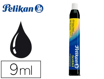 [10653] Tinta china pelikan negra cargador 9 ml