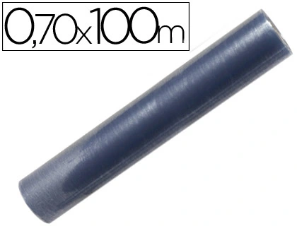 Rollo plastico forralibros 0,70x100 m 70 mc