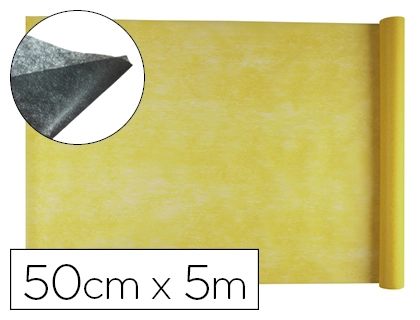 Tejido sin tejer liderpapel terileno 25 g/m2 rollo de 5 m amarillo
