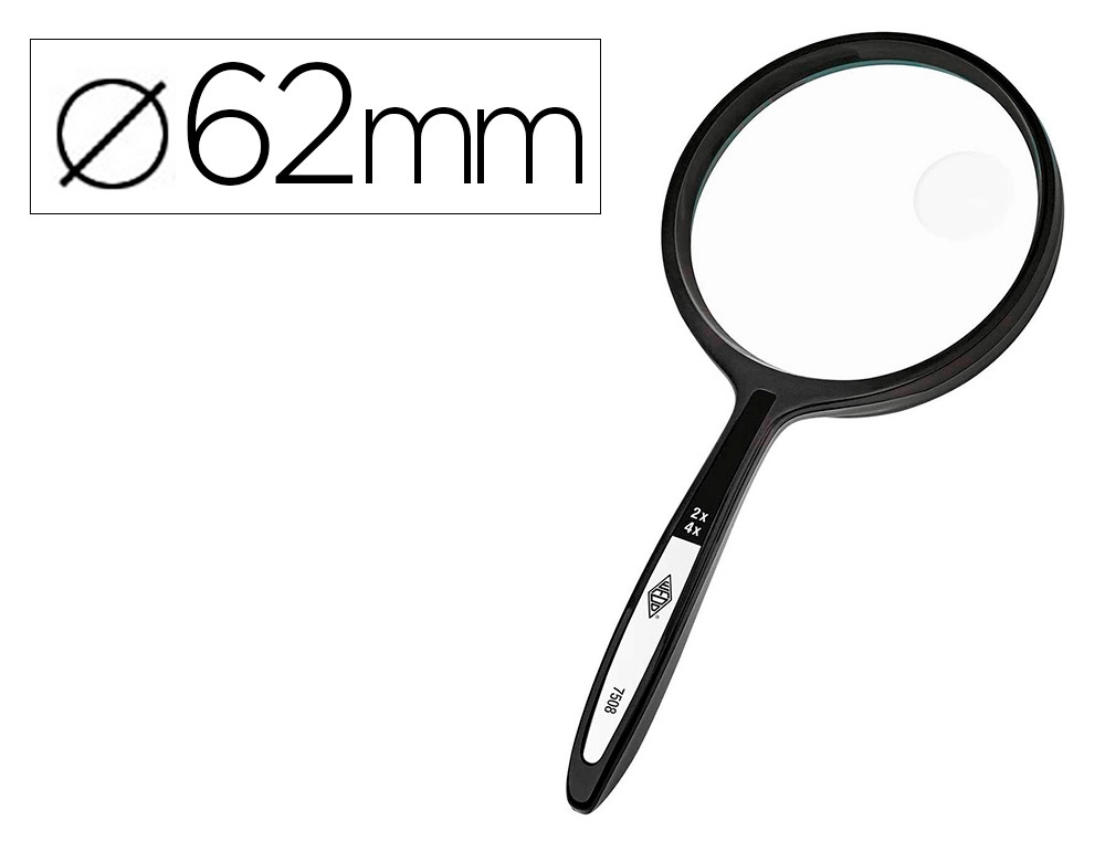 [4882] Lupa q-connect cristal bifocal 62 mm mango curvo