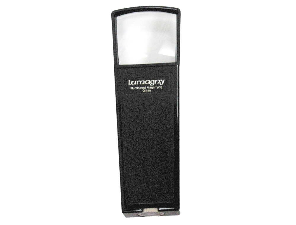 [4879] Lupa con luz 7501 plastico negro 40 mm