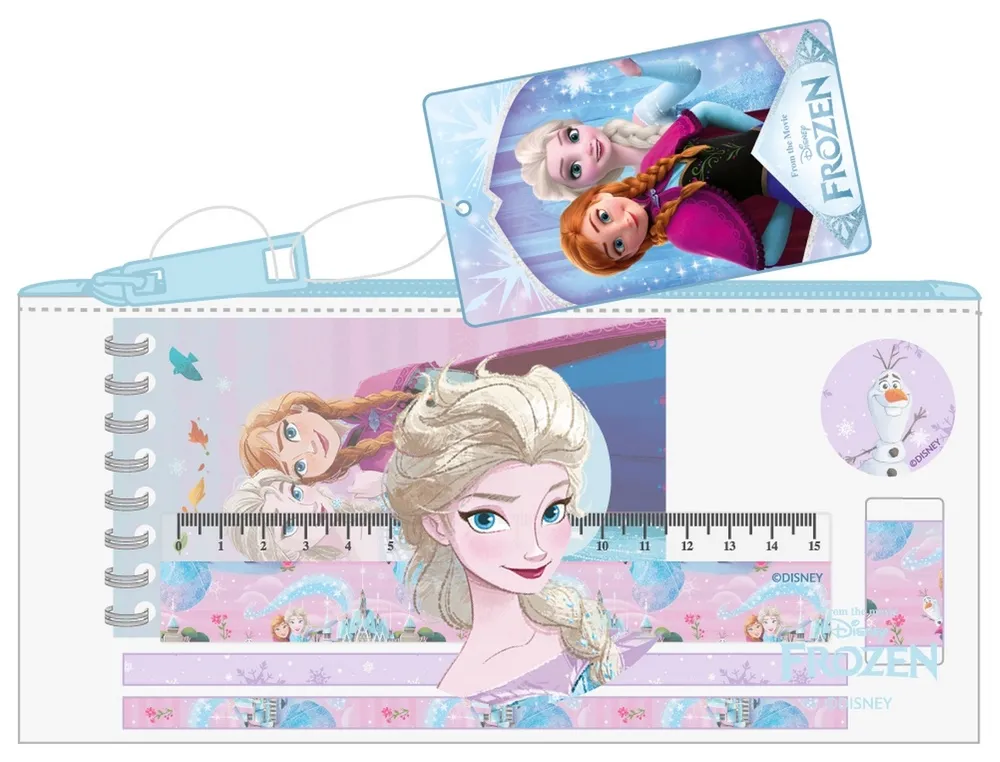 Estuche portatodo safta actividades frozen stationery 105x225x10 mm