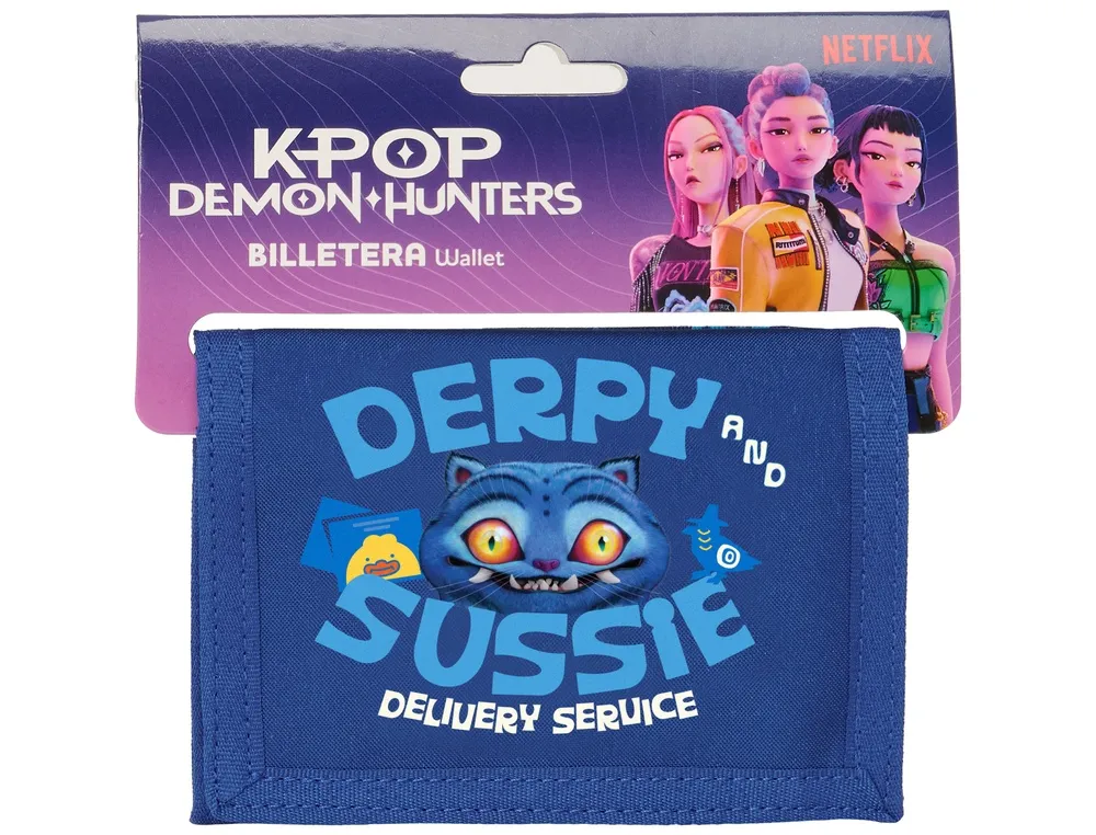 Billetera safta k-pop demon hunters derpy 95x125x10 mm